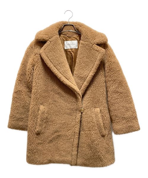 MaxMara（マックスマーラ）MaxMara (マックスマーラ) テディベア ショートコート ブラウン サイズ:34の古着・服飾アイテム