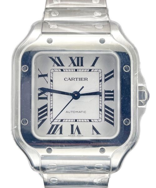 Cartier（カルティエ）Cartier (カルティエ) サントス ドゥ カルティエ ホワイト サイズ:MM 未使用品の古着・服飾アイテム