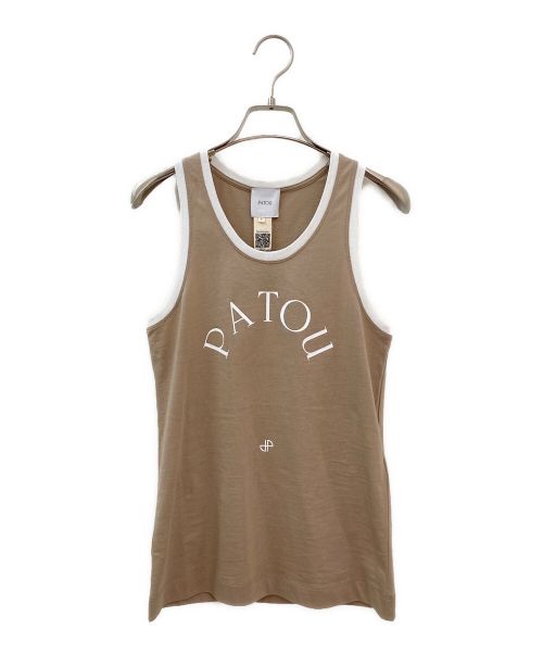 patou（パトゥ）patou (パトゥ) SWIMMER TANK TOP ブラウン サイズ:S 未使用品の古着・服飾アイテム