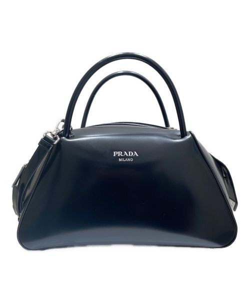 PRADA（プラダ）PRADA (プラダ) スーパーノヴァ ミディアムハンドバッグ ブラックの古着・服飾アイテム