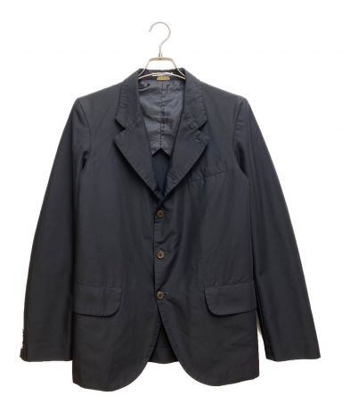 【中古・古着通販】COMME des GARCONS HOMME PLUS (コムデギャルソンオムプリュス) ポリ縮絨テーラードジャケット ブラック  サイズ:S｜ブランド・古着通販 トレファク公式【TREFAC FASHION】スマホサイト