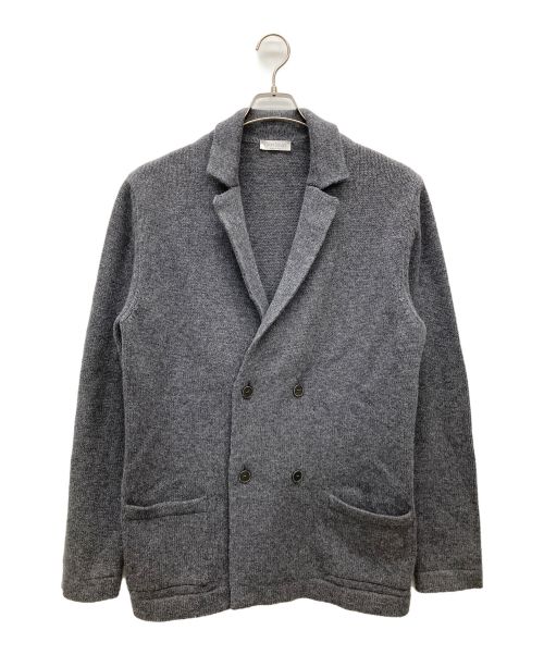 GRAN SASSO（グランサッソ）GRAN SASSO (グランサッソ) ニットジャケット グレー サイズ:54の古着・服飾アイテム