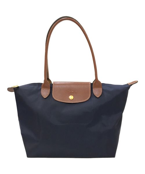 LONGCHAMP（ロンシャン）LONGCHAMP (ロンシャン) プリアージュトートバッグ ネイビーの古着・服飾アイテム