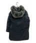 WOOLRICH (ウールリッチ) ファー付ダウンジャケット ネイビー サイズ:Ｓ：26000円