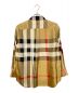 BURBERRY (バーバリー) チェックシルクシャツ ベージュ サイズ:36：49800円