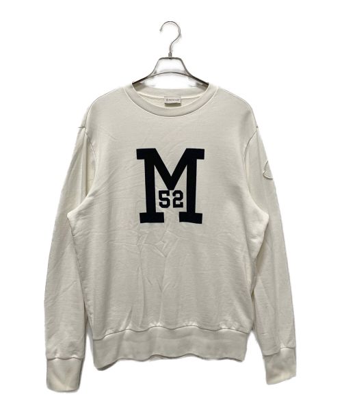 MONCLER（モンクレール）MONCLER (モンクレール) 22AW SWEAT SHIRT アイボリー サイズ:Lの古着・服飾アイテム