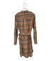 BURBERRY (バーバリー) ノバチェックシャツワンピース ベージュ サイズ:38：37000円