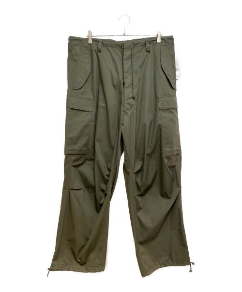 Y's for men（ワイズフォーメン）Y's for men (ワイズフォーメン) 23AW POLYESTER/COTTON TWILL CARGO PANTS（ポリエステルコットンツイルカーゴパンツ） カーキ サイズ:3 未使用品の古着・服飾アイテム