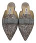 JIMMY CHOO (ジミーチュウ) GALAXY FLATミュール ライトグレー サイズ:SIZE36：17000円