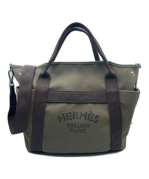 HERMES（エルメス）HERMES (エルメス) サック ド パンサージュ オリーブ サイズ:‐の古着・服飾アイテム