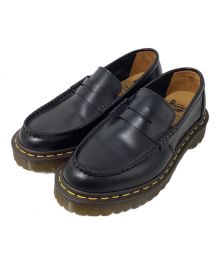 COMME des GARCONS COMME des GARCONS×Dr.Martens（コムデギャルソン コムデギャルソン×ドクターマーチン）の古着「レザーローファーシューズ」｜ブラック