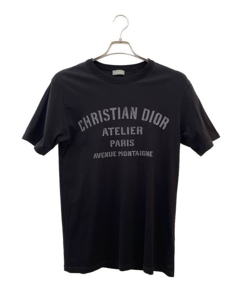 Dior（ディオール）Dior (ディオール) ATELIER ロゴプリント Tシャツ ブラック サイズ:XSの古着・服飾アイテム