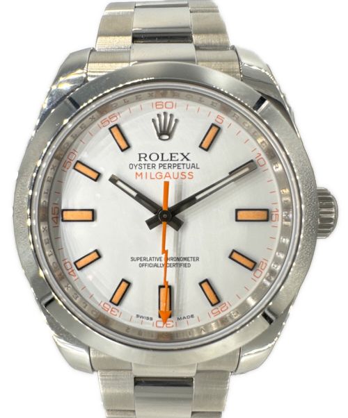 ROLEX（ロレックス）ROLEX (ロレックス) ミルガウス Ref.116400 白文字盤 サイズ:40mmの古着・服飾アイテム