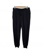 LOEWEロエベ）の古着「Anagram Embroidered Jogging Trousers」｜ブラック