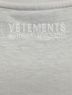 中古・古着 VETEMENTS (ヴェトモン) ワンポイントロゴカットソー ホワイト サイズ:M：17000円