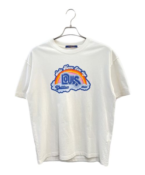 LOUIS VUITTON（ルイ ヴィトン）LOUIS VUITTON (ルイ ヴィトン) 23SS レインボープリンテッドTシャツ ホワイト サイズ:Mの古着・服飾アイテム