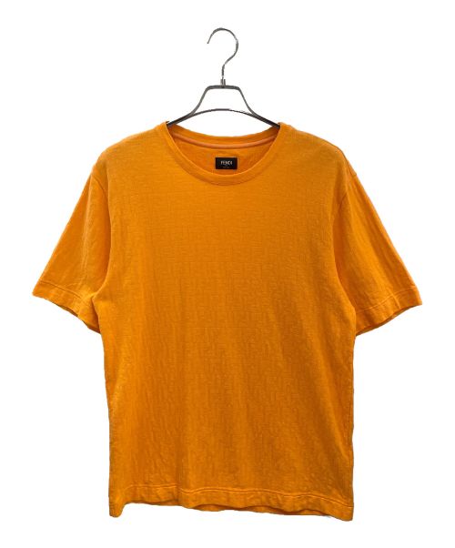 FENDI（フェンディ）FENDI (フェンディ) ズッカTシャツ オレンジ サイズ:Lの古着・服飾アイテム