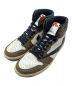 Travis Scott × Nike（トラヴィススコット×ナイキ）の古着「Air Jordan 1 Retro High OG TS SP」｜ブラウン×ホワイト