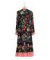 GUCCI (グッチ) Flora Snake Print Silk Dress マルチカラー サイズ:38：50000円