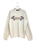 LOUIS VUITTONルイ ヴィトン）の古着「Dragon Intarsia Crew Neck Knit（ドラゴンインタルシアクルーネックニットセーター）」｜アイボリー