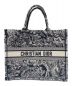 Christian Dior（クリスチャン ディオール）の古着「Book Tote 」｜ネイビー×ホワイト