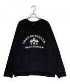 CHROME HEARTSクロムハーツ）の古着「Cemetery Cross Crewneck Sweat」｜ブラック