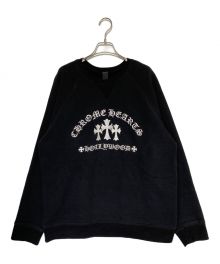 CHROME HEARTS（クロムハーツ）の古着「Cemetery Cross Crewneck Sweat」｜ブラック