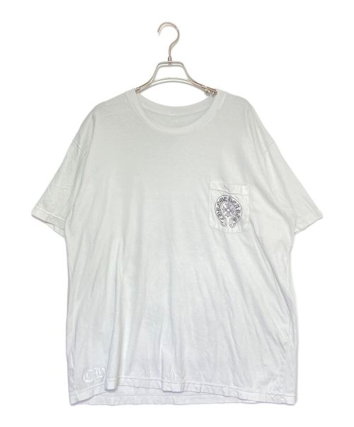 CHROME HEARTS（クロムハーツ）CHROME HEARTS (クロムハーツ) ワンポイントロゴカットソー ホワイト サイズ:XXLの古着・服飾アイテム