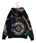 CHROME HEARTS (クロムハーツ) プルオーバーパーカー ブラック×グリーン サイズ:XL：150000円