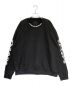 CHROME HEARTS（クロムハーツ）の古着「Neck Logo Crewneck Sweatshirt」｜ブラック