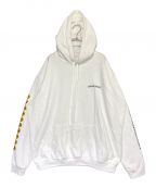 CHROME HEARTSクロムハーツ）の古着「Yellow CH Plus Hoodie」｜ホワイト