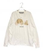 Palm Angelsパーム エンジェルス）の古着「BEAR RIPPED T-shirt」｜ホワイト