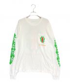 CHROME HEARTSクロムハーツ）の古着「LOS ANGELES EXCLUSIVE CHRISTMAS L/S T-SHIRTS」｜ホワイト