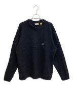 MONCLER GENIUS×FRAGMENT DESIGNモンクレール ジーニアス×フラグメントデザイン）の古着「21AW FRAGMENT DESIGN GIROCOLLO TRICOT MOHAIR KNIT （フラグメントデザインモヘヤニット）」｜ブラック