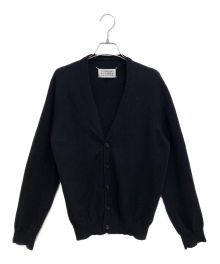 Maison Margiela（メゾンマルジェラ）の古着「Elbow patch cardigan（エルボーパッチカーディガン）」｜ブラック