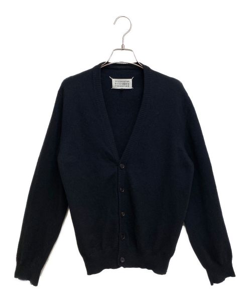 Maison Margiela（メゾンマルジェラ）Maison Margiela (メゾンマルジェラ) Elbow patch cardigan（エルボーパッチカーディガン） ブラック サイズ:Mの古着・服飾アイテム