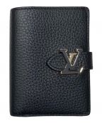 LOUIS VUITTONルイ ヴィトン）の古着「LV ヴェルティカル ウォレット コンパクト」｜ブラック