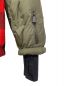 中古・古着 MONCLER GRENOBLE (モンクレール グルノーブル) MONTROND/Switchable down jacket（切り換えダウンジャケット） レッド×カーキ サイズ:3：70000円