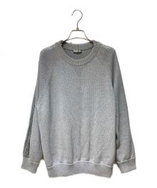 Christian Dior（クリスチャン ディオール）の古着「Oblique crew neck knit（オブリ―ククルーネックニット）」｜グレー