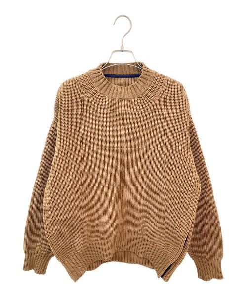 sacai（サカイ）sacai (サカイ) Knit Pullover ブラウン サイズ:1の古着・服飾アイテム