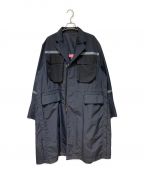 sacaiサカイ）の古着「Ripstop nylon military coat（リップストップナイロンミリタリーコート）」｜ダークネイビー