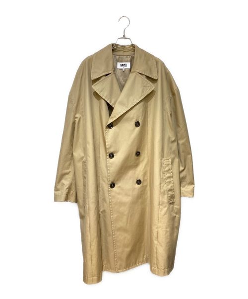 MM6 Maison Margiela（エムエムシックス メゾンマルジェラ）MM6 Maison Margiela (エムエムシックス メゾンマルジェラ) Relaxed Fitting Trench Coat（リラックスドフィッティングトレンチコート） ベージュ サイズ:Sの古着・服飾アイテム