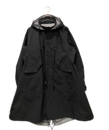 sacai（サカイ）の古着「マットタフタウォータープルーフナイロンコート」｜ブラック