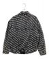 ALEXANDER WANG (アレキサンダーワン) ALL OVER LOGO DENIM JACKET ブラック サイズ:XS：55000円