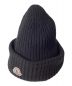 MONCLER (モンクレール) Wool Cashmere Blend Knit Cap（ウールカシミヤブレンドニットキャップ） ブラック サイズ:FREE：18000円