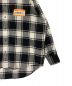 中古・古着 VETEMENTS (ヴェトモン) MY NAME IS FLANNEL SHIRT グレー×ホワイト サイズ:M：60000円