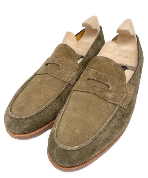 JOHN LOBB（ジョンロブ）JOHN LOBB (ジョンロブ) ロペス/コインローファー ベージュ サイズ:6 1/2の古着・服飾アイテム