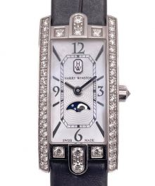 HARRY WINSTON（ハリーウィンストン）の古着「Avenue C Mini Moon Phase Ref.AVCQMP16WW001」｜ネイビー