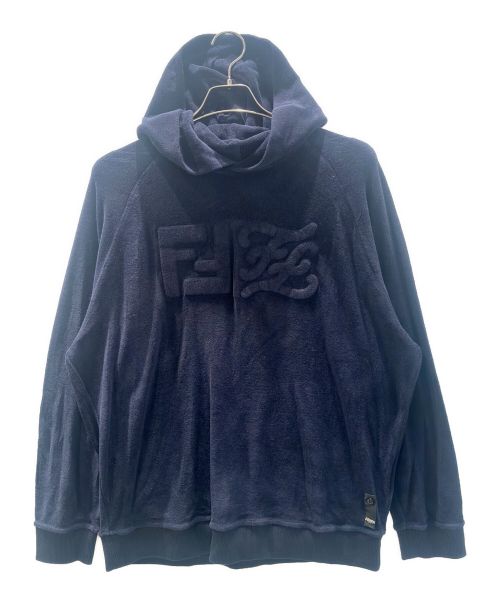 FENDI（フェンディ）FENDI (フェンディ) FFエンボス スポンジ スウェットニットプルオーバー ネイビー サイズ:Sの古着・服飾アイテム