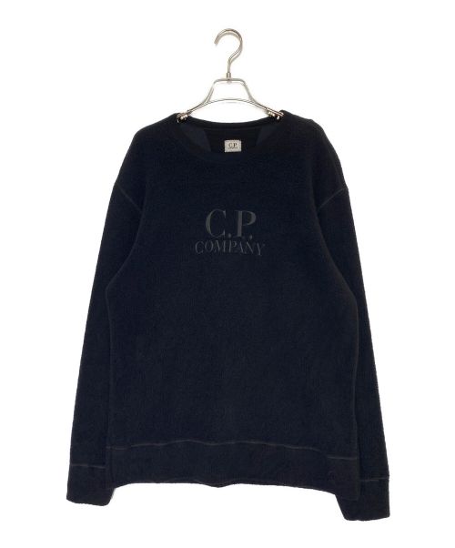 C.P COMPANY（シーピーカンパニー）C.P COMPANY (シーピーカンパニー) ロゴニット ブラック サイズ:Lの古着・服飾アイテム